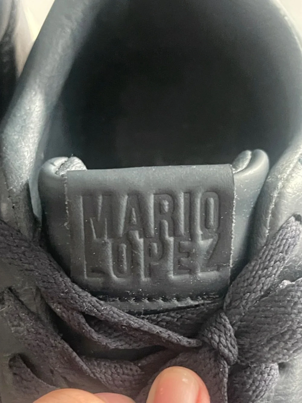 Mario Lopez Men’s Sneakers Navy/Black US 9.5 Casual Low Top Shoes